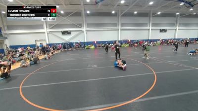 126 lbs Cons. Round 5 - Colton Rhoads, Unattached vs Dominic Cordero, Unattached