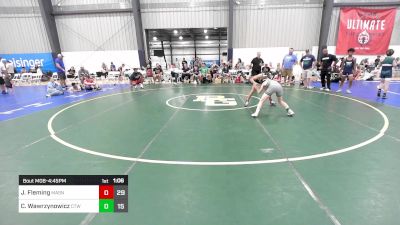 80 lbs Rr Rnd 2 - Joseph Fleming, Mat Assassins K8 B vs Chael Wawrzynowicz, CT Whale K-8