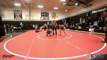 96-100 lbs Rr Rnd 3 - Kenan Berry, Grove Takedown Club vs Addilynn Ashton, Bartlesville Wrestling Club
