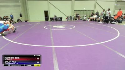 175 lbs Round 3 (8 Team) - Matthew Jens, Illinois vs Dylan Pile, California Blue