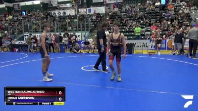 119 lbs Semifinal - Weston Baumgartner, MD vs Uriah Anderson, UT