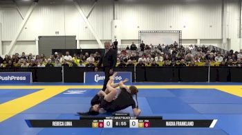 Nadia Frankland vs Rebeca Lima 2025 World IBJJF Jiu-Jitsu No-Gi Championship