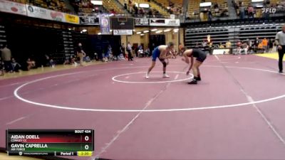 133 lbs Semifinal - Aidan Odell, Cowley CC vs Gavin Caprella, Air Force