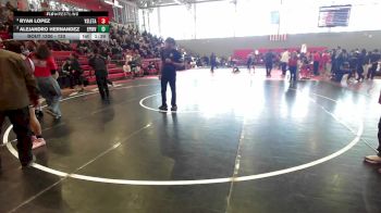 120 lbs Semifinal - Ryan Lopez, El Paso Ysleta vs Alejandro Hernandez, El Paso Irvin
