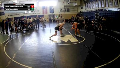 215 lbs Cons. Semi - Owen Conroy, Ringgold Hs vs Austin Holdsworth, Northwestern Hs