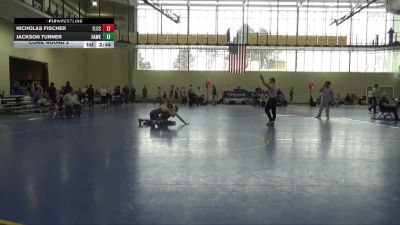 157 lbs Cons. Round 2 - Nicholas Fischer, Ellsworth CC vs Jackson Turner, Hawkeye Community College
