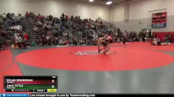 145 lbs Semifinal - Zach Tittle, Highland vs Dylan ZImmerman, Hayden
