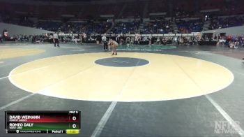 6A-106 lbs Champ. Round 1 - David Weimann, Forest Grove vs Romeo Daly, West Linn