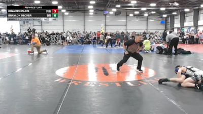 84 lbs Round 2 (10:30am Friday) - Grayden Paris, POWA vs Braylon Decker, Terps Xpress