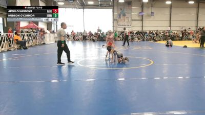 56 lbs Round 2 - 10:30am Friday - Apollo Hawkins, PA USA vs Hudson O`connor, Terps Xtreme