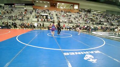 U23 Women - 76 lbs Cons. Round 3 - Cali Dupree, MO vs America Lopez, CA