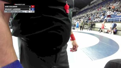 150 lbs Cons. Rd Of 64 - Jake Colleran, IL vs Bradley Lazzerini, OK