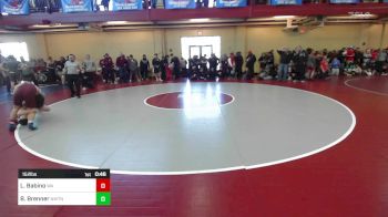 152 lbs Round Of 64 - Leo Babino, Westford Academy vs Benjiman Brenner, Newton North