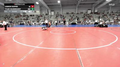 195 lbs Rr Rnd 2 - Landon Huffer, Ohio Gold vs Tyler Hildebrandt, Knights Wrestling Club-Black