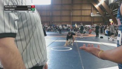 140 lbs Rr Rnd 2 - Marcus Heck, Wyoming Seminary vs Trey Denny, Stronghold