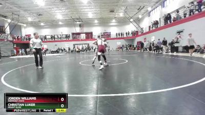 125 lbs Cons. Round 2 - Jorden Williams, Fairmont State vs Christian Luker, Mount Olive
