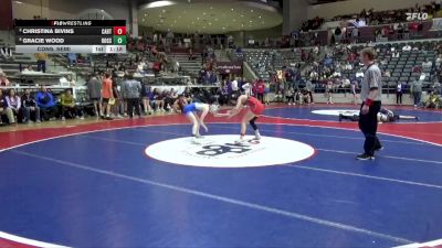 6A 105 lbs Cons. Semi - Gracie Wood, Rogers vs Christina Bivins, CABOT HIGH SCHOOL