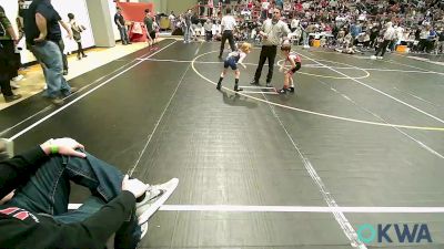 55 lbs Consi Of 8 #2 - Asher Mumy, Barnsdall Youth Wrestling vs Hayden Williams, Locust Grove Youth Wrestling