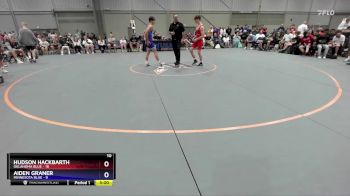 132 lbs Placement Matches (8 Team) - Hudson Hackbarth, Oklahoma Blue vs Aiden Graner, Minnesota Blue