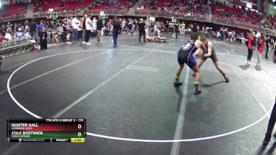 175 lbs Quarterfinal - Cole Bostwick, Ponca Spears vs Hunter Gall, Clarkson Leigh