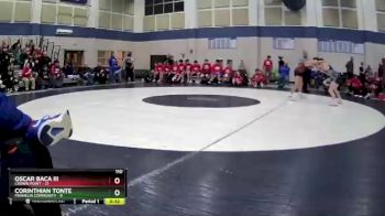 110 lbs Semis (4 Team) - Corinthian Tonte, Franklin Community vs Oscar Baca III, Crown Point