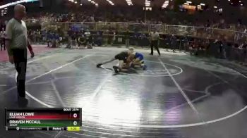 2A 113 lbs Quarterfinal - Draven McCall, Jesuit vs Elijah Lowe, Lake Gibson