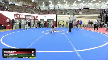 68-74 lbs Round 5 - Nolan Spivey, Center Grove WC vs Grace Nedelsky, Contenders WA
