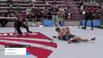 67 kg Rr Rnd 2 - Cayden Henschel, Askren Wrestling Academy vs Job Greenwood, Wyoming Wrestling Reg Training Ctr