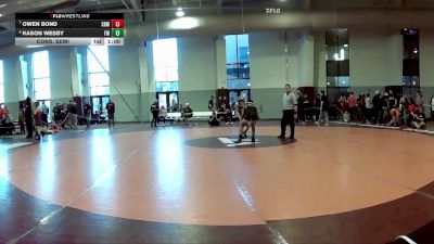 100 lbs Cons. Semi - Kason Wesby, Flex Wrestling vs Owen Bond, Red Lion Wrestling Club