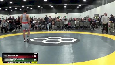 209 lbs Round 3 (6 Team) - Ervin Hoffschneider, Mat Assassins vs Cole Skidmore, California Black