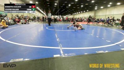 96 lbs Semifinal - Everette Coalson, LWA 12U vs Cooper Walker, Wyoming Underground