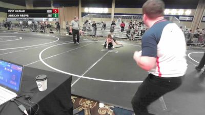 175 lbs Consolation - Evie Hasiak, Redmond WC vs Adeilyn Reeve, Jimenez Trained Academy