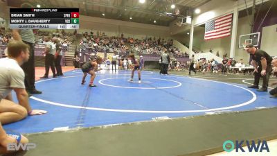 58 lbs Quarterfinal - Brian Smith, Sperry Wrestling Club vs Monty J. Daugherty, Victory Christian School