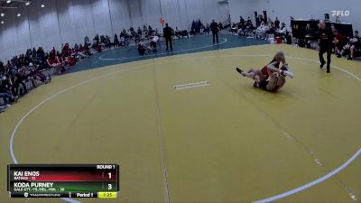 114 lbs Round 1 (4 Team) - Koda Purney, Gale-Ett.-Tr./Mel.-Min. vs Kai Enos, Batavia