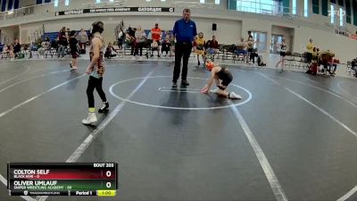 68 lbs Round 1 - Colton Self, Black Hive vs Oliver Umlauf, Sniper Wrestling Academy