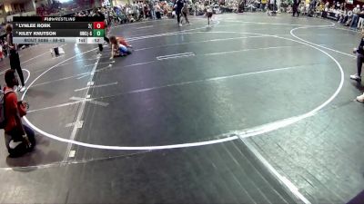 58-63 lbs Semifinal - Lynlee Rork, 2TG (Girls) vs Kiley Knutson, Hawks Wrestling Club (Lincoln) - Girls