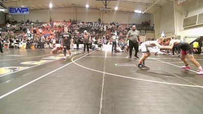 110 lbs Semifinal - Zayne Chappell, Tulsa Blue T Panthers vs Kamden Barnett, Bristow Youth Wrestling