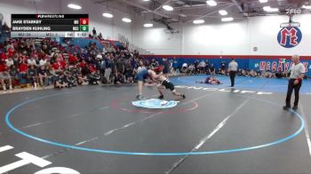 174 lbs Finals (2 Team) - Jake Starkey, Mount Union vs Brayden Kuhling, Mount St. Joseph
