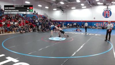 174 lbs Finals (2 Team) - Jake Starkey, Mount Union vs Brayden Kuhling, Mount St. Joseph