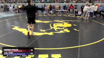 106 lbs Cons. Round 2 - Andrew Fowler, Nikiski Freestyle Wrestling Club vs Axel Mark, Dillingham Wolverine Wrestling Club