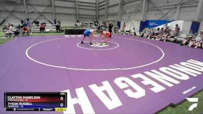 220 lbs Round 2 (8 Team) - Clayton Danielson, Minnesota Red vs Tyson Russell, Tennessee
