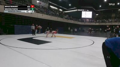 93 lbs Quarterfinal - Bryce Morgret, Montgomery vs Brixton Fortin, Wrightstown