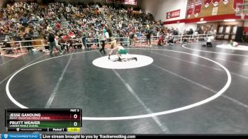 98 lbs Quarterfinal - Pruitt Weaver, Lander Middle School vs Jesse Ganoung, Rocky Mountain Middle School