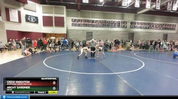 80 lbs Quarterfinal - Archy Gardner, Delta vs Crew Knighton, Northside Wrestling Club