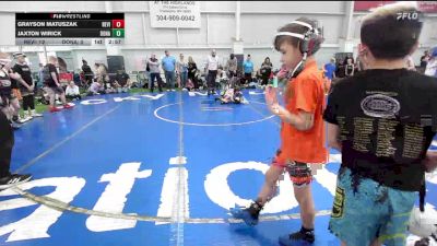 50 lbs Round Robin 4 - Grayson Matuszak, Revival Black-YTH vs Jaxton Wirick, Donahue W.A.-Yth