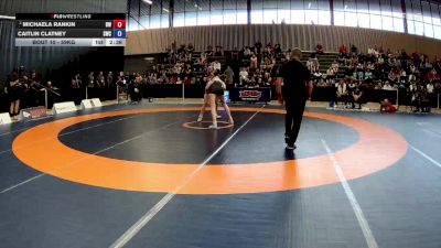 59kg Quarterfinal - Michaela Rankin, Brock WC vs Caitlin Clatney, Saskatoon Wrestling Club
