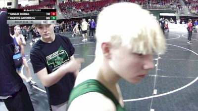 90 lbs Cons. Round 2 - Easton Anderson, Nebraska Wrestling Academy vs Collin Riddle, The Best Wrestler