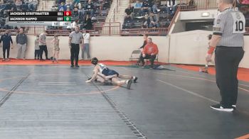 70_B lbs Quarterfinal - Jackson Strittmatter, Holly Name vs Jackson Rappo, Central Bucks West