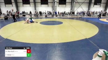 165 lbs 5th Place - Alex Marshall, Coast Guard vs Tyler Miller, Plymouth