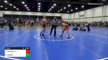 132 lbs Prelims - Jacob Woodburn, NC vs Cody Goebel, WI
